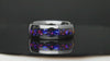 His and Hers Black Ceramic Galaxy Wedding Ring Set